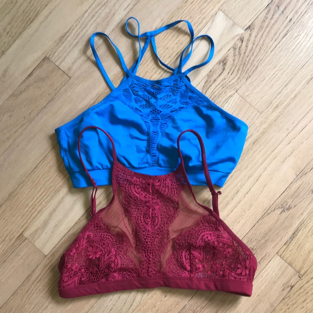 Two Victoria’s Secret bralettes- size small
